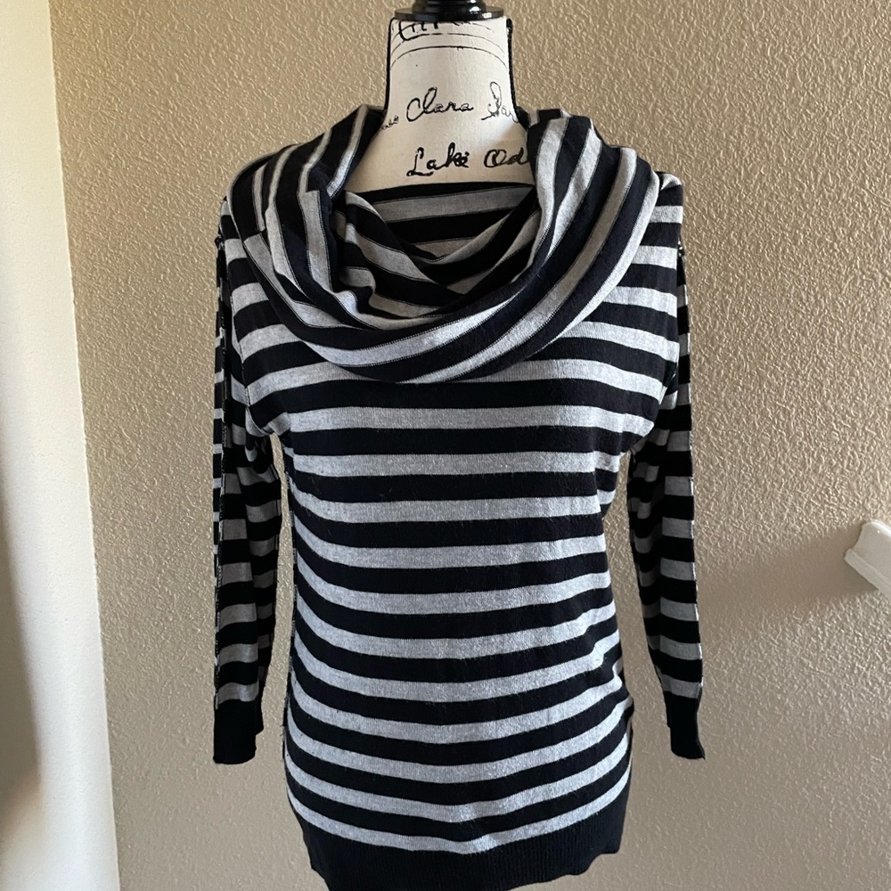 RACHEL Rachel Roy - Unique Design Cowl Neck Sweater
